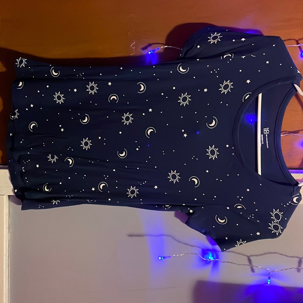 Dark blue astronomical shirt (short sleeved tee)